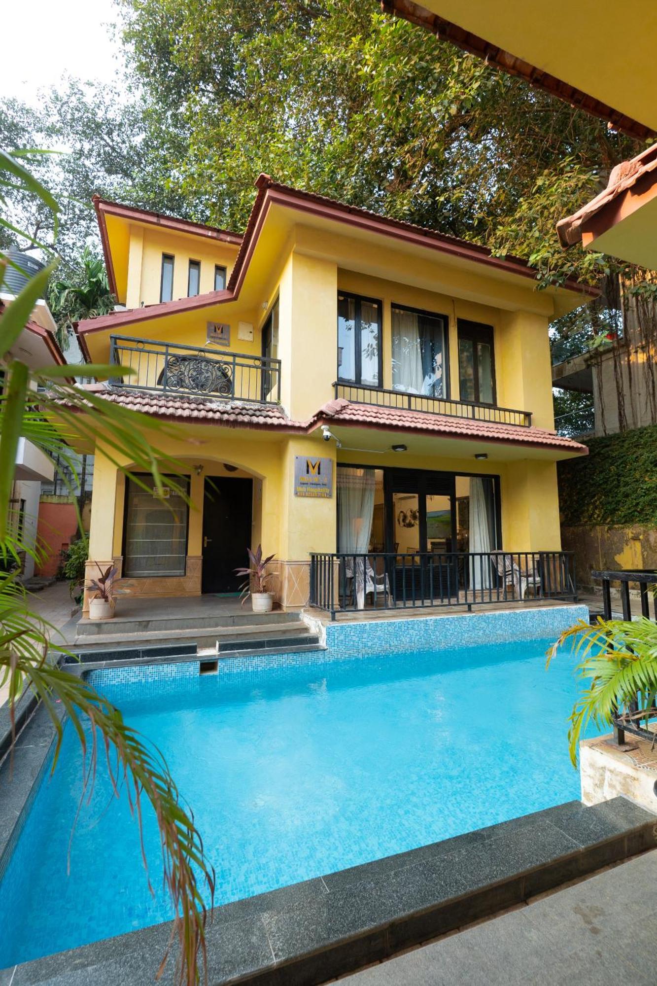 Villa M - Lagoon 4 Calangute 3Bhk Pool Facing, Breakfast Included Old Goa Ngoại thất bức ảnh