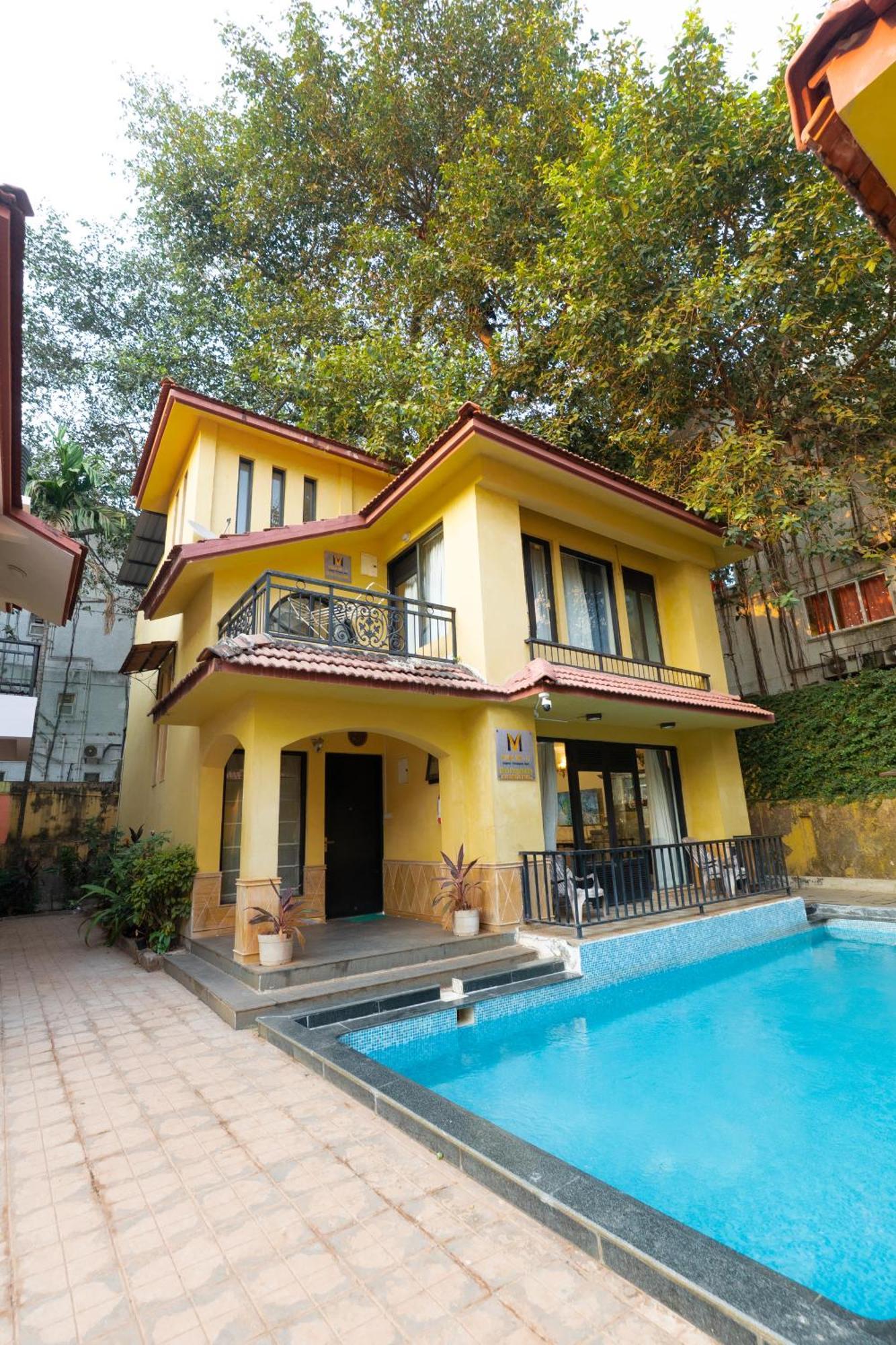 Villa M - Lagoon 4 Calangute 3Bhk Pool Facing, Breakfast Included Old Goa Ngoại thất bức ảnh
